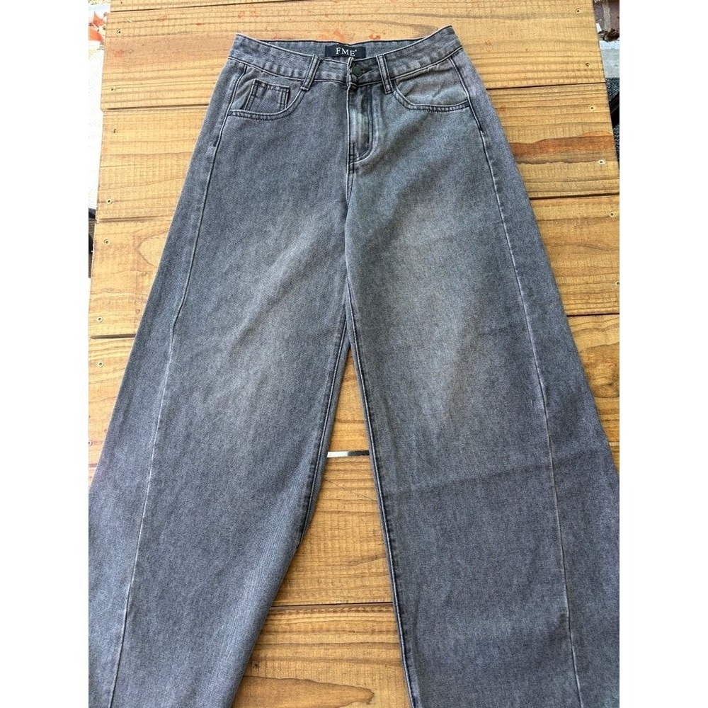 FME N04‎ Gray Wide-Leg Pants